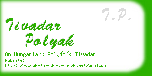 tivadar polyak business card